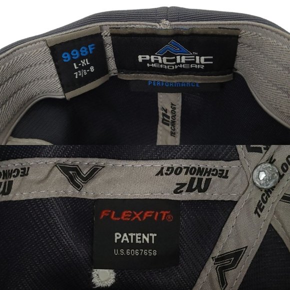 Marucci SE Patch Baseball Fitted L/XL Gray Cap Trucker Flexfit Hat Embroidered - Picture 8 of 13